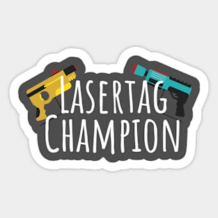 Lasertag champion Sticker